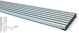  Rejilla de frigorífico y horno M31 de 60 o 90 cm (90 cm, acero inox mate)