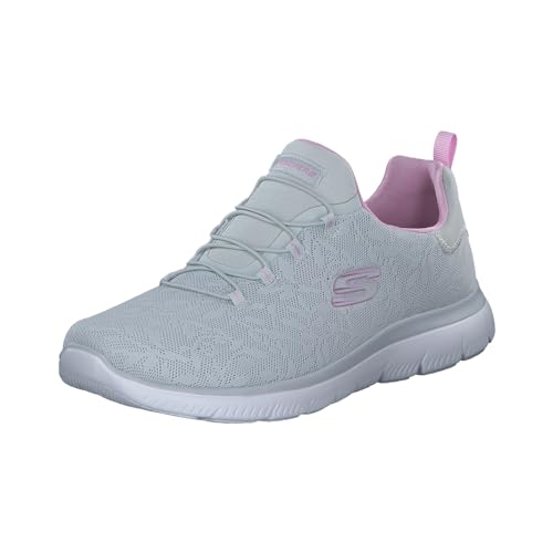 Image of Skechers Track-Ripkent Men's Trainers, Light Grey Mesh Lavender Trim, 6 UK