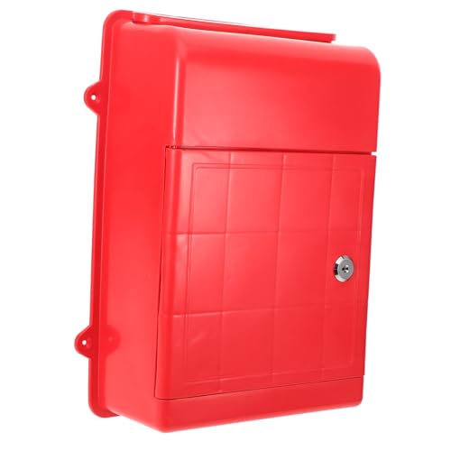 Tofficu Postale Da Parete Serratura Dei Suggerimenti Per Esterni Contenitore Per Posta in Polipropilene Resistente e Durevole Per Interni Ed Esterni