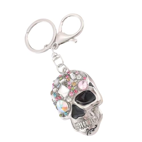 JFangZHZH Porte-clés en Forme de crâne pour Cadeau pour Homme et Femme,Porte-clés de crâne de...