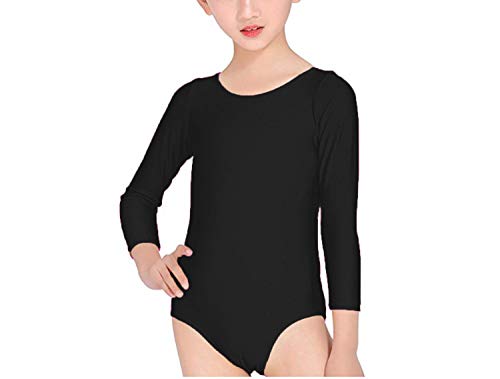 Justaucorps Danse Fille – Haut Manches Longues + Legging – Taille 3 à 10 Ans – Ballet, Gym
