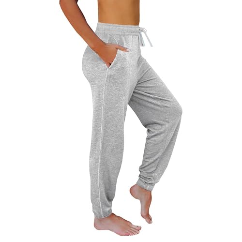 Women Baggy Sweatpants with Pockets Lounge Womens Pajama Pants Female Trouser