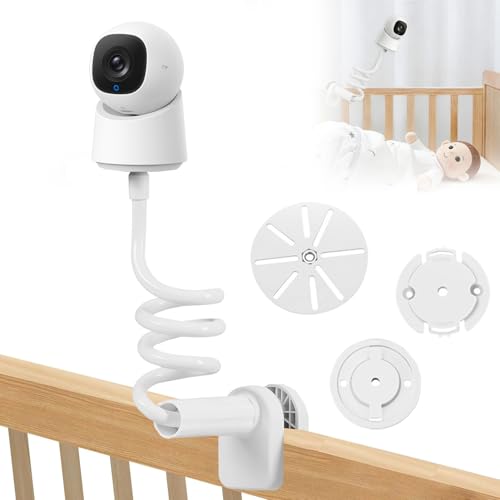 TELAOBAN Soporte Camara vigilancia Bebe, Soporte Flexible para Monitor de Video de bebéapto para Cuna