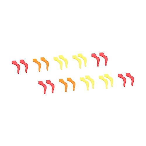 SEWOART 24pcs Glasses Legs Glasses Retainers Round Eyeglass Retainers Silicone Eyeglasses Legs