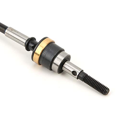 KIMISS Axial Ar60 Achsen Axial Wraith Achswellen Schwarz Cvd Antriebswelle Legierung Vorderachse Ersatzteile für Axial Wraith Rcwler Auto