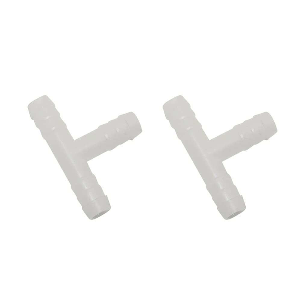 Raccordo rapido for Acqua a T con Attacco rapido for Acqua con Attacco rapido da 10 mm for Agricoltura, Giardino, irrigazione Automatica, divisore for Tubo Flessibile, 200 Pezzi