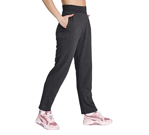 Image of Puma Women Cotton Solid Regular Track Pants for Lounging, Travel, Or Light Activity