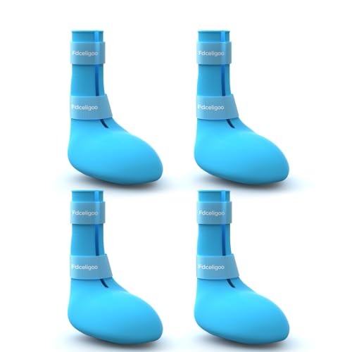 Fdceligoo Rubber Dog Boots