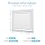 STICKGOO Drop Ceiling Tiles 24x24 PVC Glue Up Ceiling Panel to Prevent Breakage Pack of 12 Tiles Cover 48 Sq. Ft, White