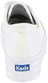 Keds Triple Up Leather, Sneaker Womens, White Leather, 7.5 Medium | Image 3