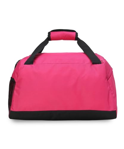 Image of Puma Unisex-Adult Fundamentals Polyester Carry On Luggage Sports Bag S, Garnet Rose-Fast Pink (9140103),24 Cm