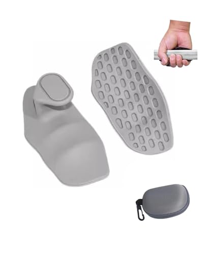 Weight Lifting Gloves for Men Wome 2pcs, Gym Hand Grips, Rubber Gym Weightlifting Anti-Slip Workout Grips for Gym Training and Exercise, Weight Lifting, Dumbbell, Dead Lift, Bar Pad Pull Up Grey