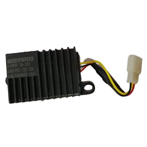 10A Black Converter with Light Fuse for Electric Scooter – Efficient Power Conversion & Charging-image-13