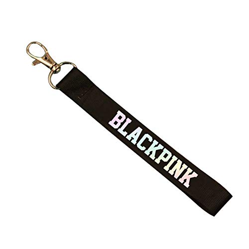 Preisvergleich Produktbild Saicowordist KPOP BLACKPINK Kurzer Absatz Mobiltelefon Schlüsselband Briefe Drucken Anhänger Schlüsselbund Tasche Anhänger Heißer Geschenk(BLACKPINK)