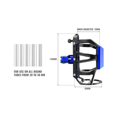 Porte-bouteille moto pour Honda Integra 750 et NC750D - Support boisson robuste - 7