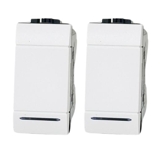 Compatibilità Totale: Progettate per offrire una completa compatibilità con i sistemi Bticino Living Light e Living International, queste prese e interruttori assicurano un'integrazione estetica e funzionale, fornendo una soluzione elettrica affidabile ed elegante.