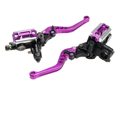 Poignée pompe frein hydraulique violette 7/8" levier d'embrayage