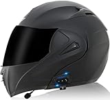 Construction de la coque ABS - Le casque intégral léger à coque ABS vous aide à rester en sécurité pendant votre voyage