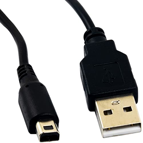 Image of 4pcs 3DS USB Charger Cable Power Charging Lead Compatible with Nintendo New 3DS, New 3DS XL, 3DS XL, 3DS, New 2DS, New 2DS XL, 2DS XL, 2DS, DSi, DSi XL (Black,1.2M /3.9FT)