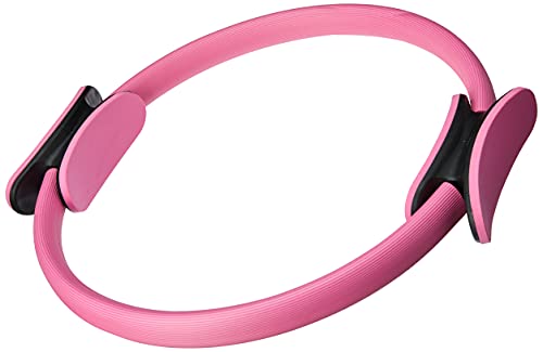 Anel Arco Pilates Yoga Tonificador Flexível Fitness Treino (Rosa)