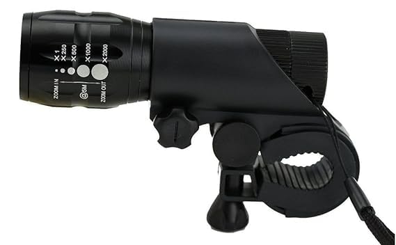 PRAMUKH VARNI Zoomable Mode Bicycle Headlight Led Flashlight/Front Bicycle Bike Light Lamp Mount Torch + Holder Clip Mount with 100 lumens Light Power (B0CKRFYFNR) Amazon Price History, Amazon Price Tracker