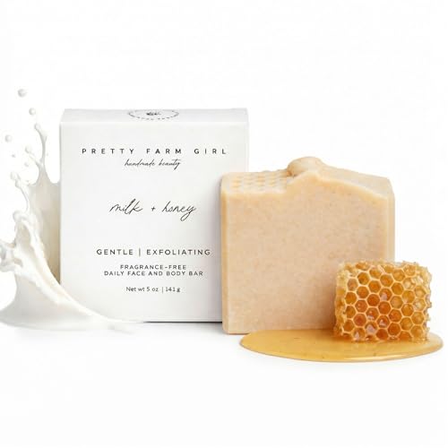 Pretty Farm Girl Milk + Honey Soap Bar