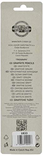 Lápices de Grafito Koh-I-Noor Triangulares 2B/4B/6B Pack 3 miniatura 2