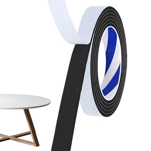 Protectores de parachoques, protector antideslizante para encimera, rollo de tira de espuma cortable, cintas de espuma portátiles para el hogar, estudio