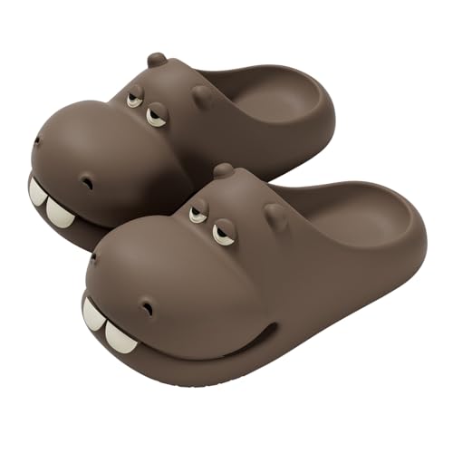 Pantoufles de bain pour femme souples et antidérapantes à motif