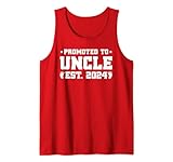 Photo Gallery uomo promoted to uncle est 2024 for future uncle funny new uncle canotta Photo Gallery uomo promoted to uncle est 2024 for future uncle funny new uncle canotta
