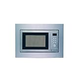 Cookology BIM25LWO Integrated Microwave and Grill in Silver - Compact 25 Litre Capacity - 900W - Built-in Microwave 60cm - 10 Auto Cooking Presets - Child Lock - Image 1