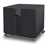 YUZ Fire Pit Cover, 28 inch Firepit Covers Square Gas Fireplace Oxford Fabric Square Fire Pit Table...