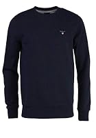 GANT Men's Original C-Neck Sweater, Evening Blue, XL