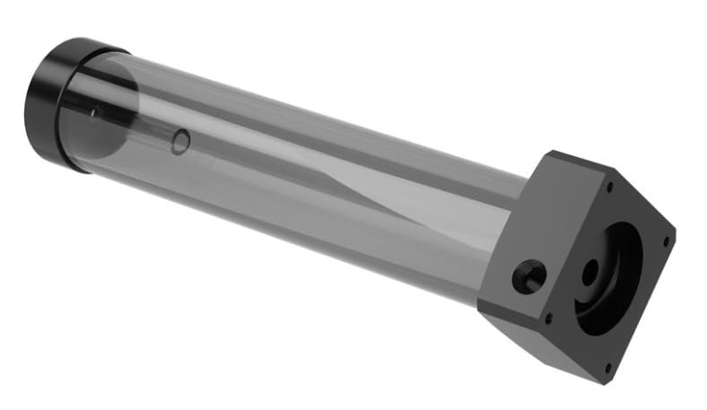 Barrow Ausgleichsbehälter 264mm DDC, Acryl - Schwarz