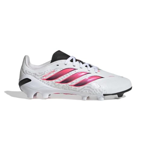adidas Unisex Kinder Predator League Firm Ground Football Boots Kids Shoes, FTWR White/Solar Turbo/core Black, 33 EU – Ansicht 2