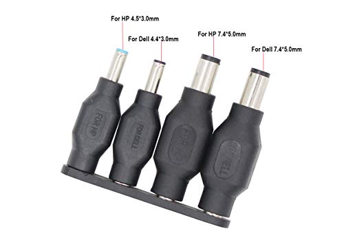 Laptop Power Adapter Tips Multi Kits 38 PCS Universal Laptop Notebook Power Supply DC Plug Set Connector Jack Tips for Lenovo Toshiba Dell and Most Laptops