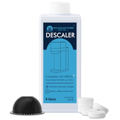 (12 Months Supply) Descaling Kit Compatible with Nespresso Vertuo, Odorless Coffee Brewer Machine...
