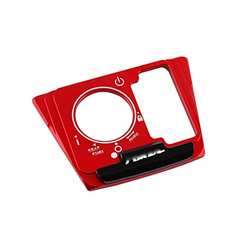 Cubierta CNC aluminio rojo para Honda Forza 300 3