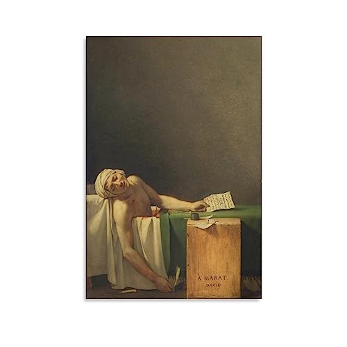LEES TOSS Jacques-Louis David The Death of Marat Canvas Poster