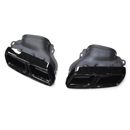 Tuyau d'échappement Mercedes Benz E63S W212 2015 embout de silencieux carré noir tuning