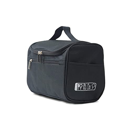 Vanity Trousse de Toilette Voyage cosmétiques à Suspendre Homme -Femme (Noir)