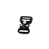 Hebilla táctica de 3/4 pulgadas para pulseras de paracaídas, accesorios de hebilla táctica de metal para chaleco táctico, collar de perro, correa de mochila, clip de hebilla de repuesto