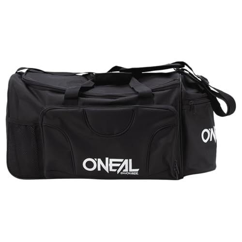 O’NEAL | Accessories | Motocross Enduro Motorrad | Langlebiges 600D Polyester, gepolsterter Schultergurt, Hochbelastbare Reißverschlüsse TX 2000 Gear Bag | Schwarz | Größe 56 x 23 x 28 cm
