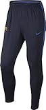 Color: azul. Talla: S. NIKE FCB M Pant SQD KPZ Pantalón FC Barcelona, Hombre, Azul (Obsidian/Game Royal/Game Royal), S