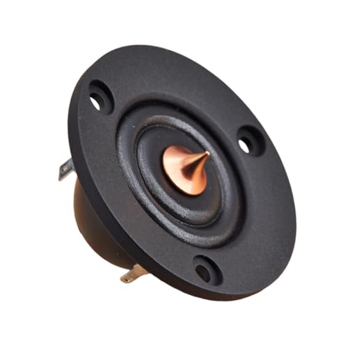 jojomis Silk Film Dome Tweeter Speaker HiFi Sound Replacement Bright Clear Voice F0-20KHz 4? 30W for Office Stages Commercial Venues