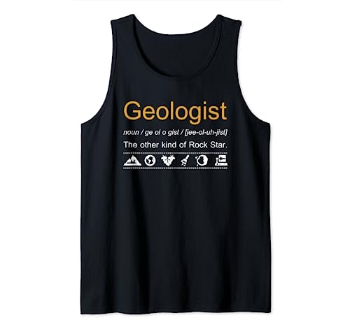 Geologist Definition Camisa divertida Geology Rockhounds Camiseta sin Mangas