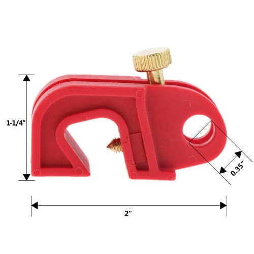 Circuit Breaker Lockout Device Lockout Tagout Tag Kit Breakers Lockout Universal Electrical 20 Pcs Loto Circuit Breaker And 20 Pcs Loto Tags For Lock Out Tag Out Set Loto Station #TOP3