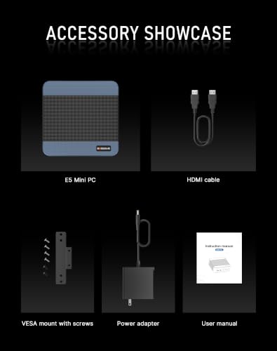 Image of BOSGAME E5 11 Pro Mini PC, AMD Ryzen 5400U 4C / 8T, Business Home Office PC