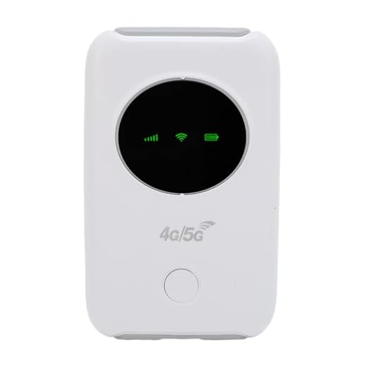 GOWENIC 4G 5G LTE Mobile Hotspot, Portable WiFi for Travel, 300Mbps High Speed Color LED Screen, Router with SIM Card Slot, Connect Up to 10 Devices, 3200mAh Battery