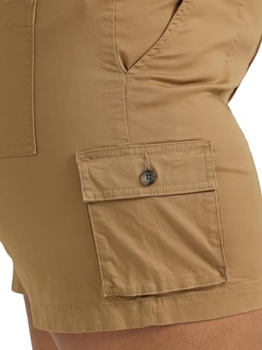 Lee Women's Ultra Lux Comfort with Flex-to-Go Cargo Short Settler Tan 10 - image 2
